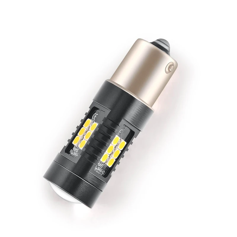 2 шт. Автомобильные светодиодные лампы T20 7440 7443 W21W P21W 1156 1157 Canbus 3030 21SMD|Сигнальная