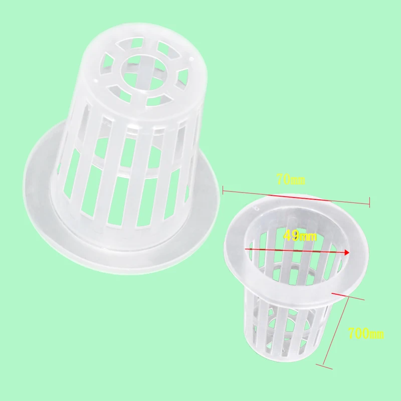 10 шт. 50*80 мм пластиковая гидропонная, для растений, посадочная корзина, садовая чаша для растений