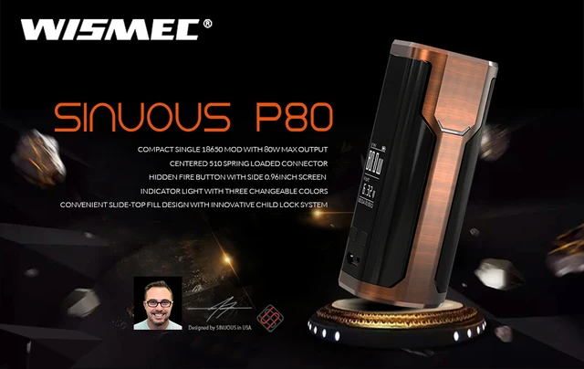 Oryginalny Wismec SINUOUS P80 mod z Elabo Mini Tank 2ML 80W pudełko na papierosy elektroniczne mod zestaw tanie tanio Elektryczne Mod 3500 mAh Metal 18650 Oryginalny Wismec SINUOUS P80 mod z Elabo Mini Tank 2ML 80W pudełko na papierosy elektroniczne mod zestaw tanie tanio Elektryczne Mod 3500 mAh Metal 18650