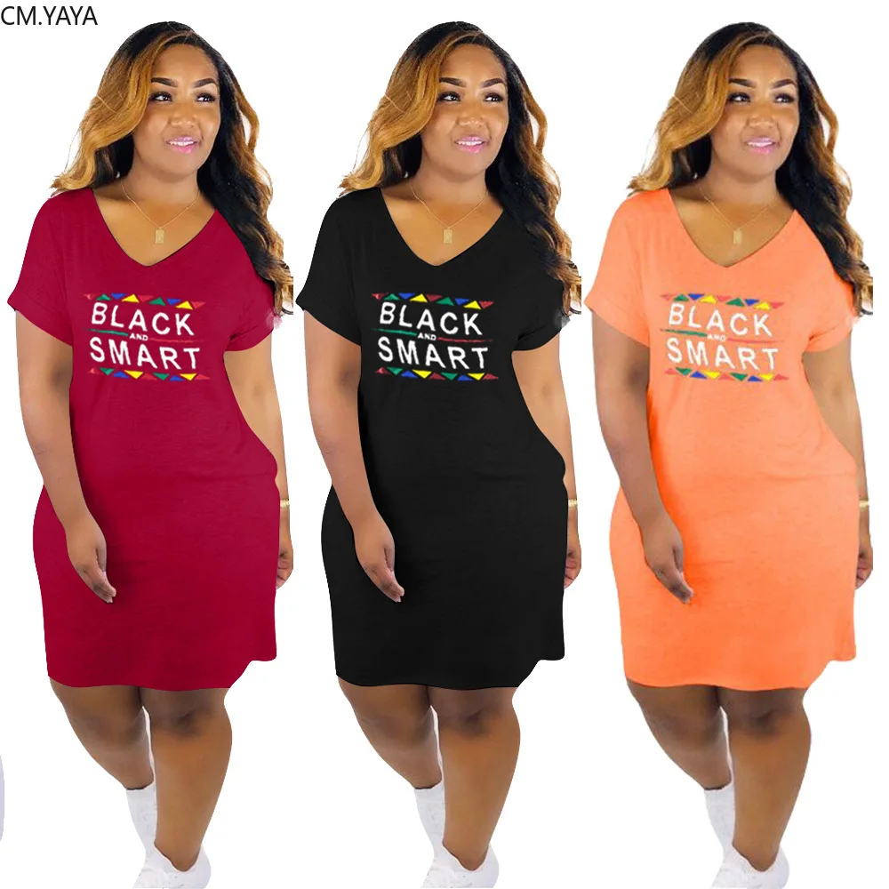 Женское винтажное платье-футболка с коротким рукавом V-образным вырезом и