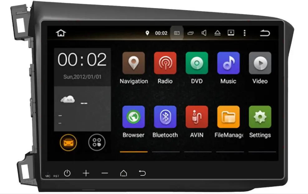 

2018 8 CORE Octa Core RAM 4G ROM 32G Android Fit HONDA CIVIC 2012 2013 2014 Car DVD Player Navigation GPS Radio