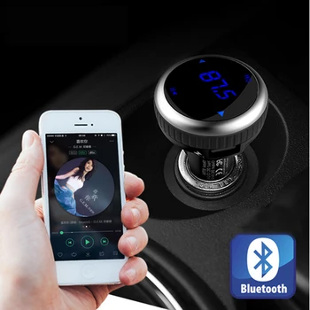 

IDEAUDIOCar FM Transmitter MP3 Audio Player Auto Bluetooth Car Kit FM Modulator With 2 USB Port Car Charging Kit Car Accessories