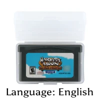 

32 Bit Video Game Cartridge Harvest Moon More Friends of Mineral Town Console Card US Version English Language Support Drop ship