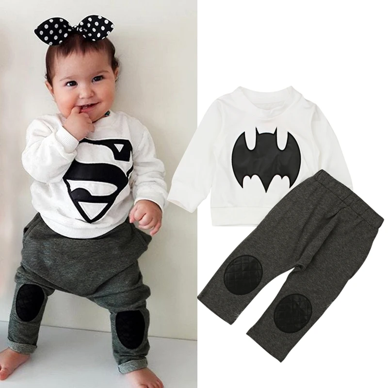 Summer Style Baby Twins Boy Girls Clothing Set Newborn Infant Clothing
