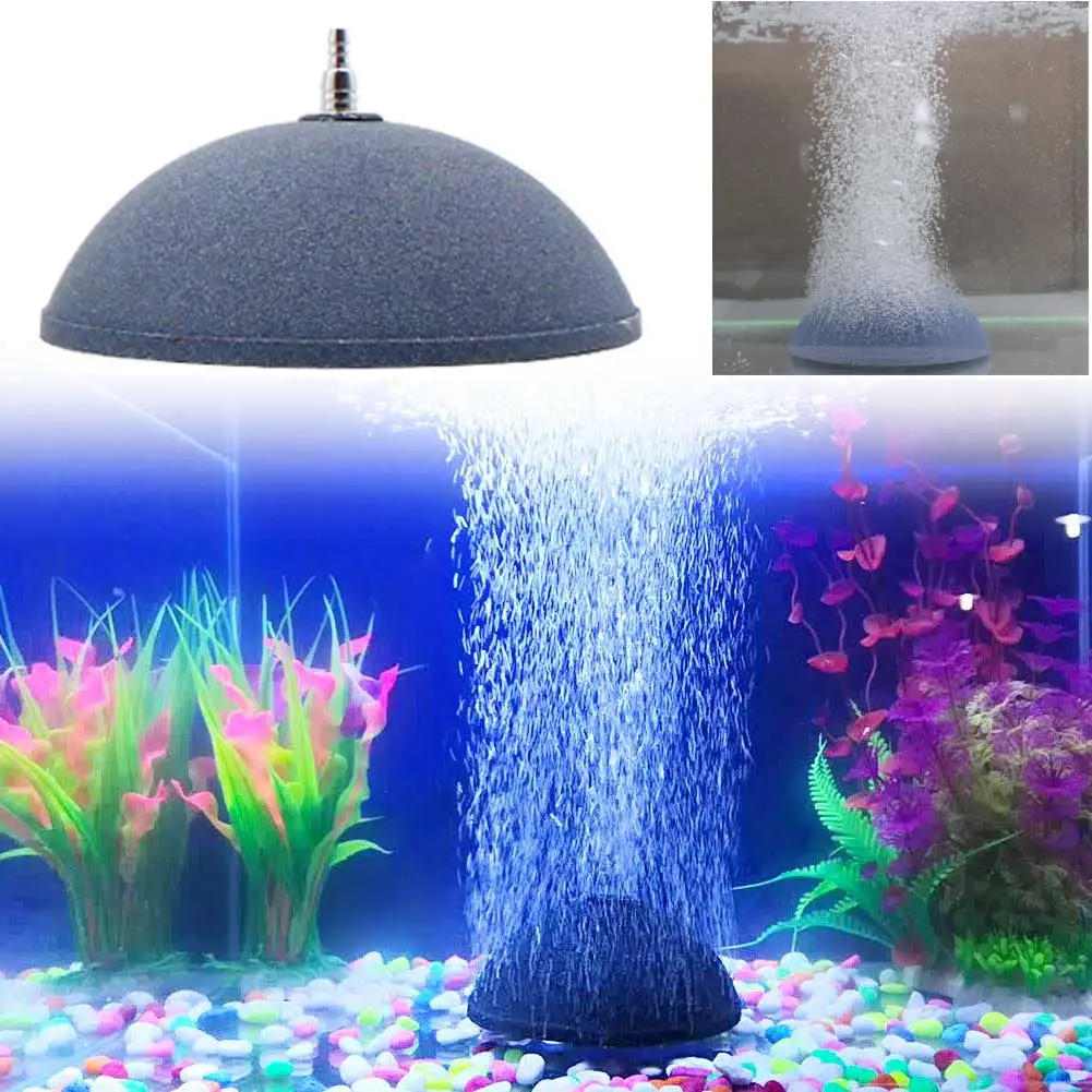

Air Stone Bubble Hemisphere Airstones Diffuser for Aquarium Fish Tank Hydroponics Air Pump LBShipping