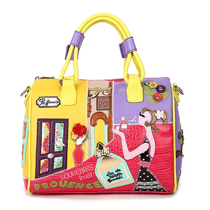 New female Boston bag satchel ladies creative crafts ladies bag leisure