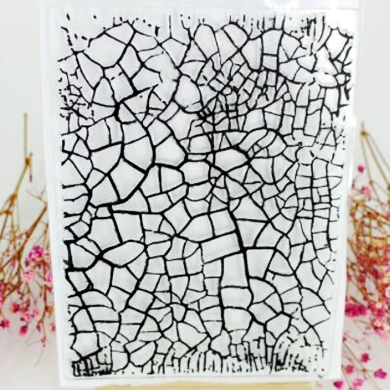 

SCS45 Crack Silicone Clear Stamps for Scrapbooking DIY Album Cards Decoration Embossing Folder Craft Rubber Stamp Tools Mold New