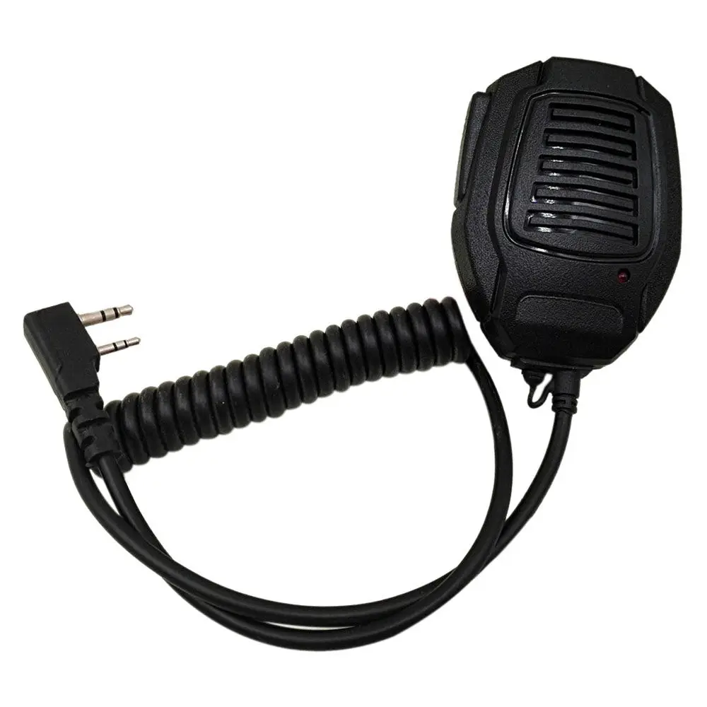 

KMC-24 Speaker Microphone Mic with swivel clip 2 Pin Handheld Microphone mic IP54 Waterproof For Kenwood Radio