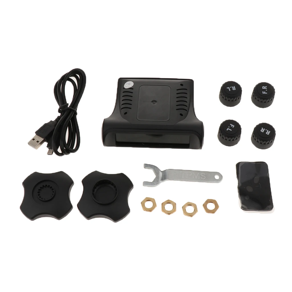 

1 Set Smart Car TPMS Tyre Pressure Monitoring System Digital LCD Display Alarm Systems Tyre Pressure Monitoring System
