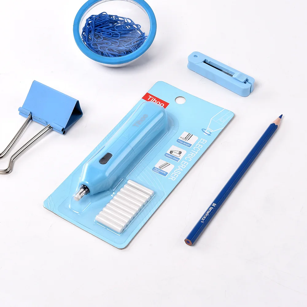 Art электронный ластик мини-милый замесить карандаш резиновые заправка Kawaii электрическое ластик для детей Канцтовары офисный школьный