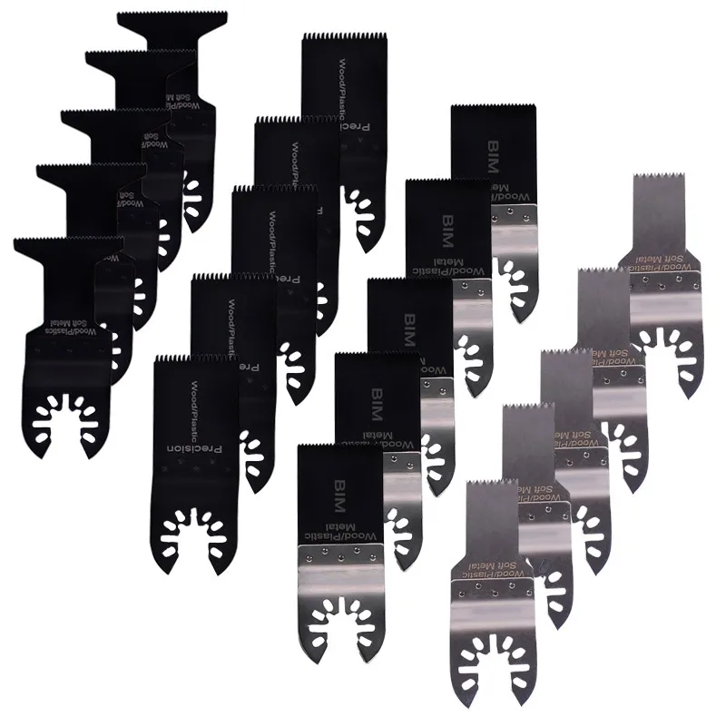 

KINGGUARD 20 pcs/set Saw Blades Accessories fit for Multimaster power tools Oscillating Tool as Fein, Dremel etc mixed size