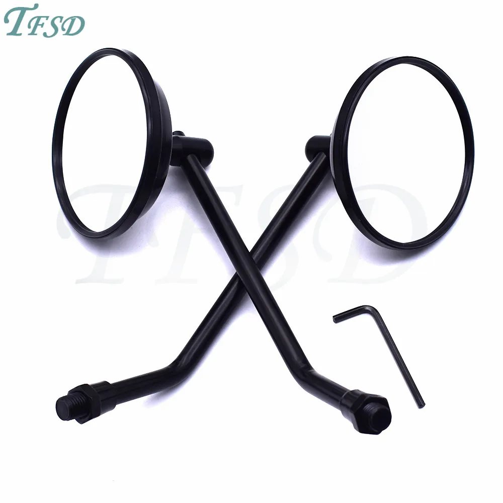 

Universal 10 mm motorcycle E-Bike rearview mirror scooter bicycle motorbike side mirror for BMW Honda Victory Yamaha Triumph