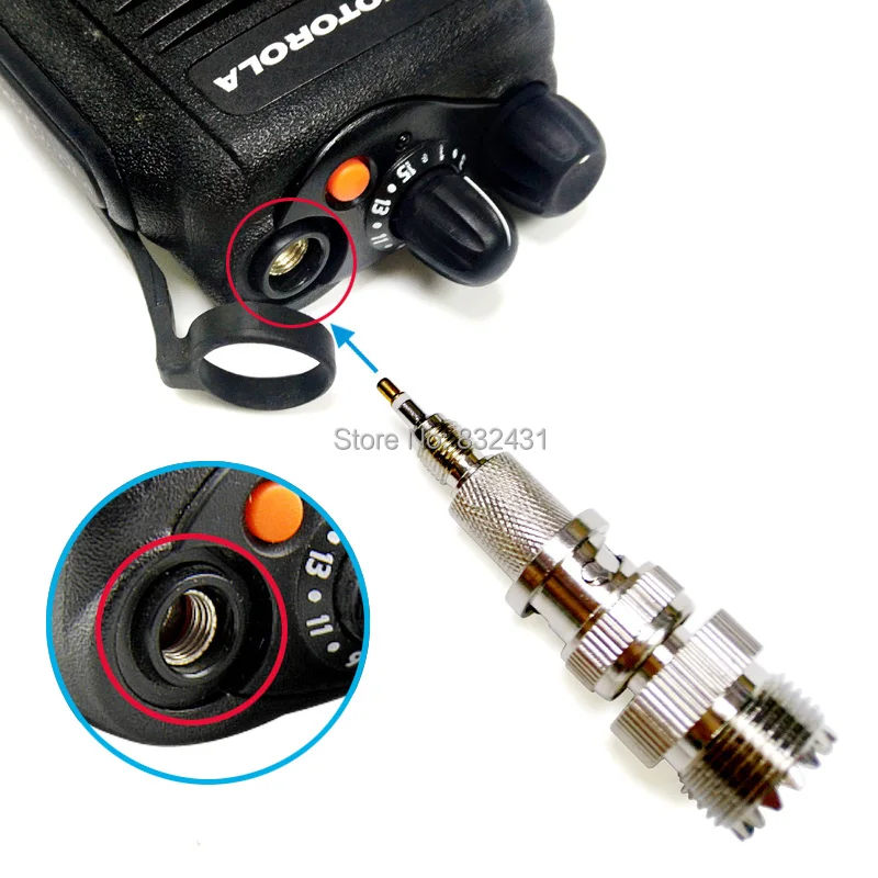 RF coaxial connector Test Adapter for Motorola GP328 8
