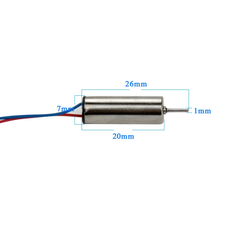 AIYIMA 10 unids 720 sin núcleo Motor DC3.7V 46000 RPM 20mm magnético de NdFeB Quadcopter Motor para helicóptero avión robótico AIYIMA 10 unids 720 sin núcleo Motor DC3.7V 46000 RPM 20mm magnético de NdFeB Quadcopter Motor para helicóptero avión robótico