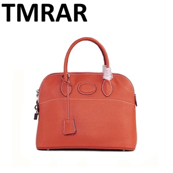 

2019 New genuine leather boly shell tote women handbags excellent line sewing good sature lady shoulder bags for female M1995