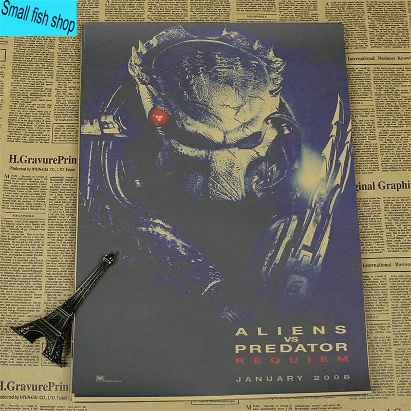 Alien vs. Predator AVP домашний декор крафт-фильм Ретро плакат рисунок ядро наклейки на стену