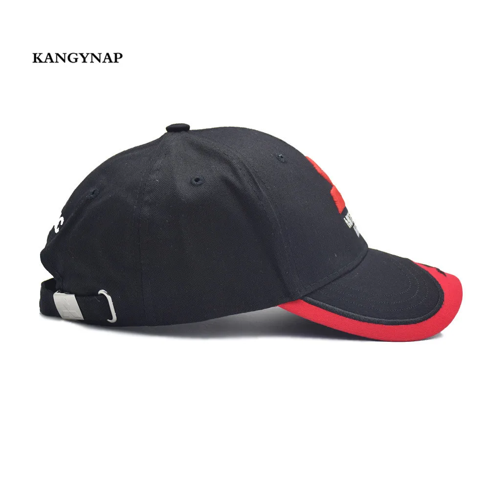 [KAGYNAP] Mitsubishi MOTO GP Дальнобойщик кепки 3 d вышивка мотоцикл Snapback Головные уборы для мужчин и женщин бейсболки casquette