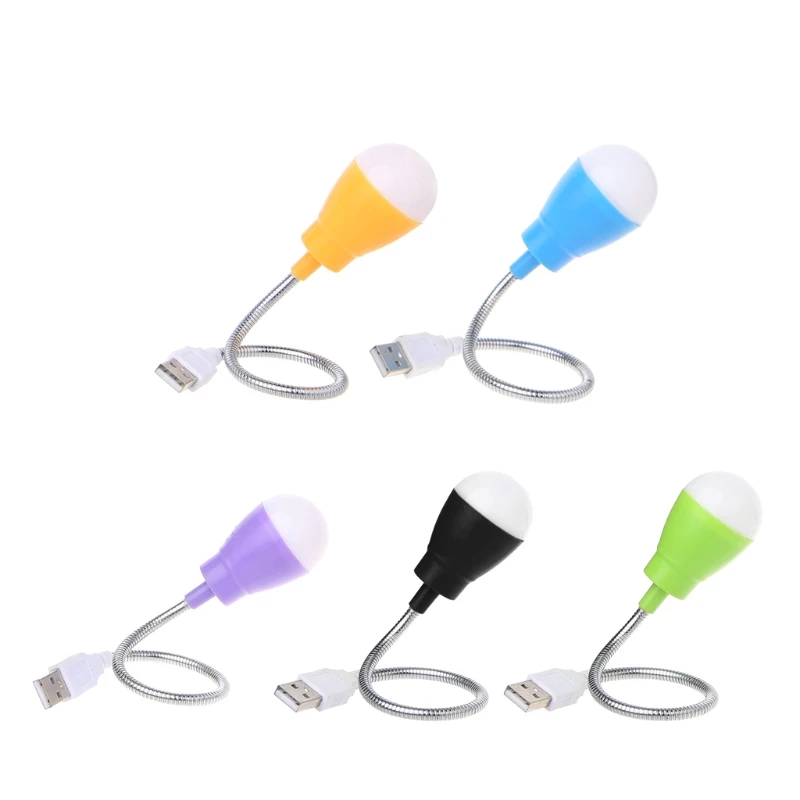 

Protable Mini USB LED Light 360 Degree Flexible Night Lamp for Laptop Camping