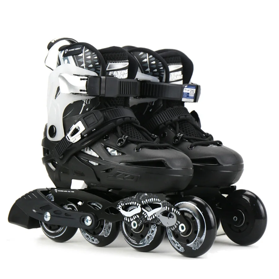 الأصلي تحلق النسر S6S المهنية سباق التعرج حذاء تزلج بعجلات الطفل حجم أسطوانة قابلة للتعديل أحذية التزلج الاطفال شحن التزلج Patines