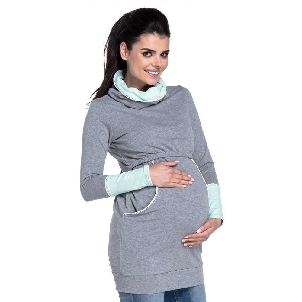 S-2XL осенняя одежда для беременных теплые женские толстовки с капюшоном верхняя одежда пальто для беременных зимняя одежда для беременных