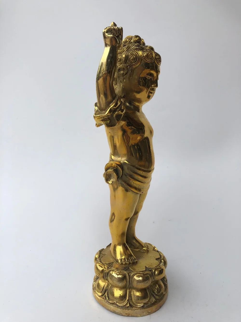 

Pure copper prince statue Buddha statue ornaments