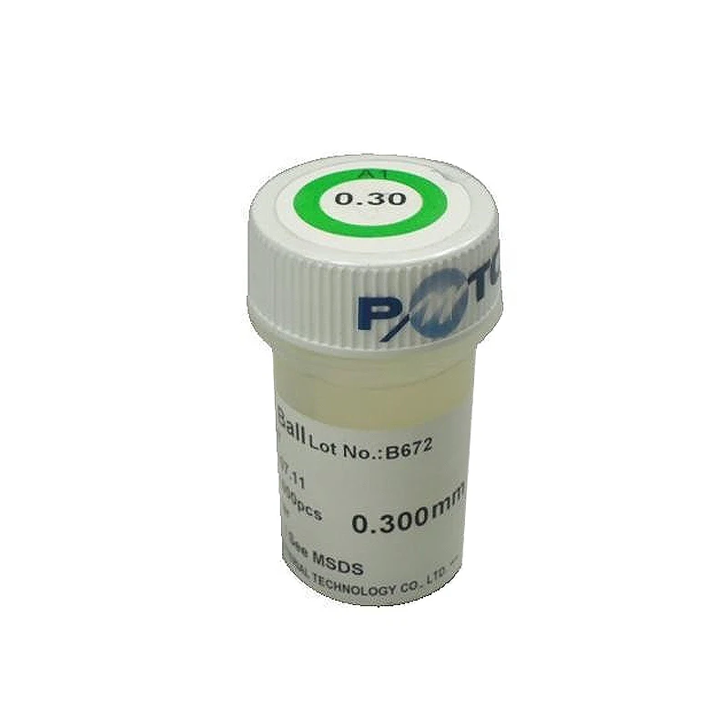 PMTC 250K BGA Solder Ball 0.2 0.25 0.3 0.35 0.4 0.45 0.5 0.55 0.6 0.65 0.76mm Leaded BGA Reballing Ball for IC Chip Rework welding rods Welding & Soldering Supplies