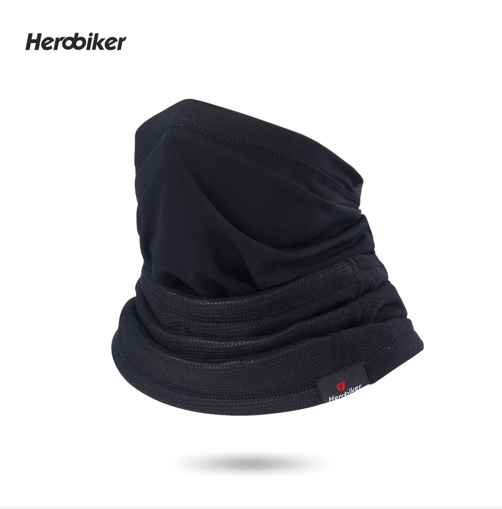 HEROBIKER мотоциклетная маска для лица, Зимняя Теплая Флисовая Балаклава, шапка с капюшоном, велосипедная штормовка, маска для лица, теплая зимняя флисовая маска для шеи