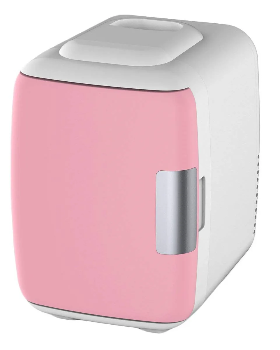 

Mini Fridge Electric Cooler and Warmer (4 Liter / 6 Can): AC/DC Portable Thermoelectric System w/ Exclusive On the Go USB Power