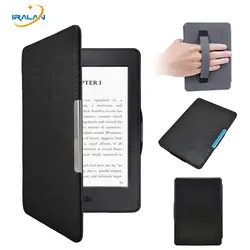 2018 искусственная кожа с Handholder чехол для Amazon Kindle Paperwhite 1 2 3 6 ''2013 2015 читалка smart cover + защита экрана + ручка