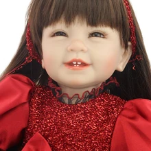 Силиконовые куклы Reborn Baby, Спящая Детская кукла ручной работы, реалистичные элегантные принцессы, подарок для малышей, Brinquedos с одеждой