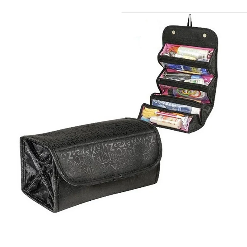 

Multifunction Travel Use Storage Bag Roll N Go Cosmetic Bag Make Bag Easy Roll Up Good Use for Makeup Cosmetics Organizer