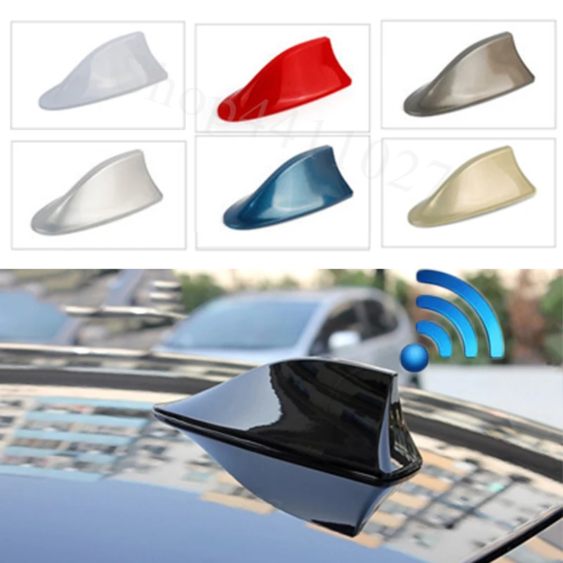 

Car Sticker Signal Aerials Shark fin antenna Accessories for Brabus smart 451 450 badge exhaust emblem accessories