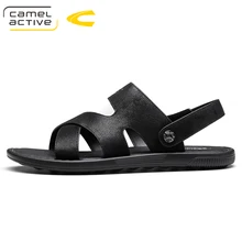 Camel Active/Новое поступление, сандалии из натуральной кожи, Мужская Летняя обувь, классическая мужская пляжная обувь ручной работы, крутая удобная повседневная обувь