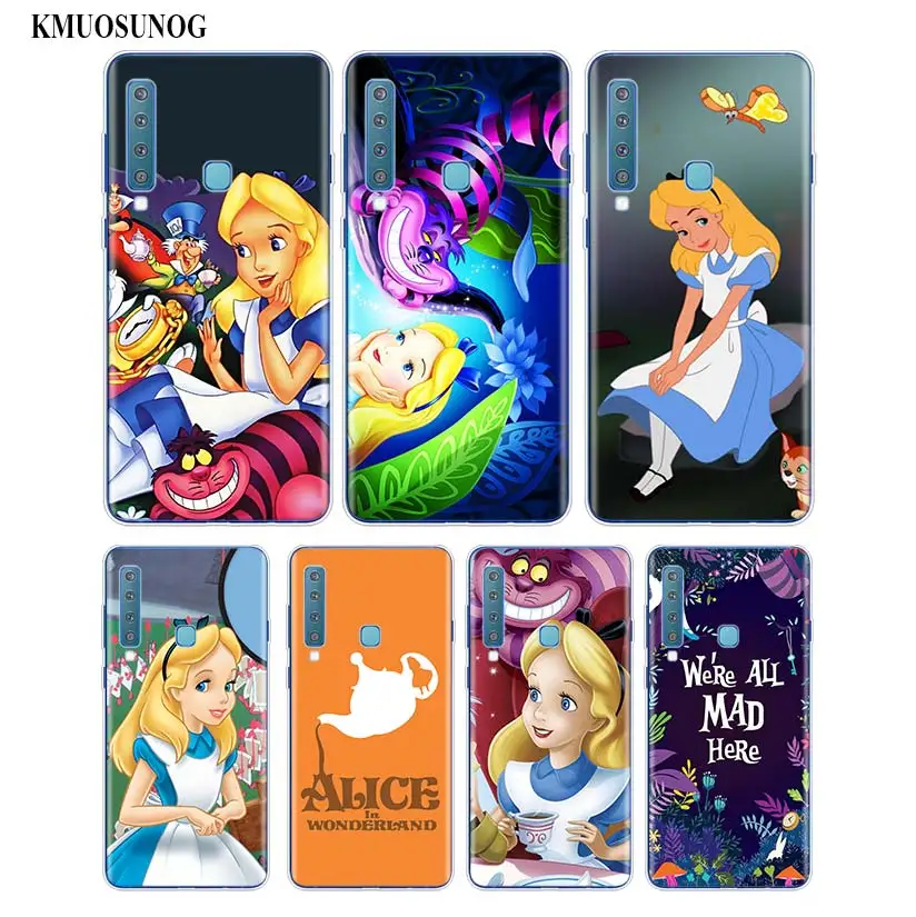 

Silicone Phone Case Alice in wonderland for Samsung Galaxy A70 A50 A30 A10 A9 A8 A7 A6 A5 A3 Plus 2018 2017 2016