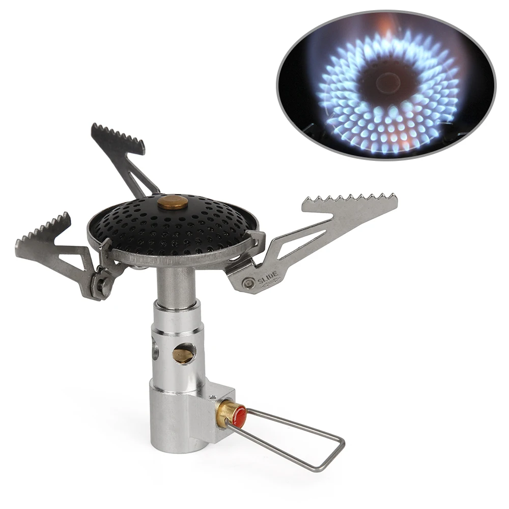 

STO00466 Foldable Gas Stove Hiking Pocket Gas Burner Outdoor Camping Stove Backpacking Picnic Stove Cooking Cookware