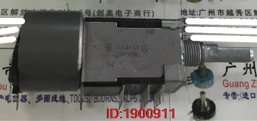 

1pcs/lot motor potentiometer six - 100KAX6 handle with a long thread 25 MMF A100K