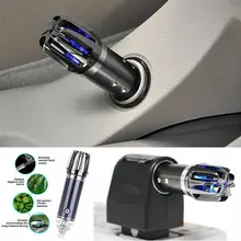 ¡Oferta! Mini purificador iónico de aire fresco para coche, barra de oxígeno, purificador ionizador de ozono 12V