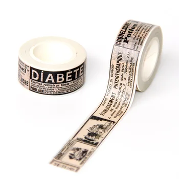 

1pcs free shipping adhesive paper washy tape Decorative Office Masking Tape Scrapbooking School Supply Gift Stationery