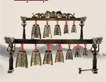 

playing instrument double chime model ornaments crafts wedding video props