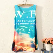 Новое поступление с буквенным принтом женские жилеты Летняя мода дизайн горячая распродажа танки для женщин Свободные повседневные женские танки