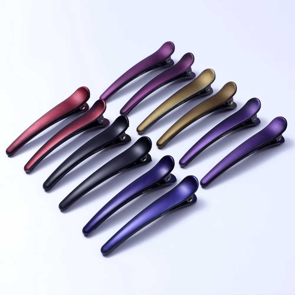 

2pcs Large Duckbill Hair Clip Matte Hairpin for Women Baby Girls Color Barrette Professional Clamps Clip Pin 9cm Accessories