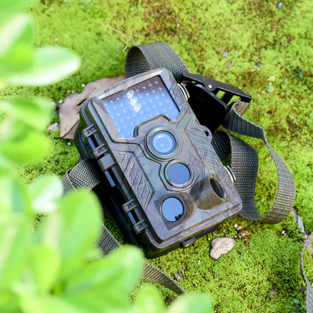 Waterproof 12MP Trail Game Camera Mini 1080P HD Wildlife Hunting Cam Infrared Night Vision Motion Activated Deer Cameras