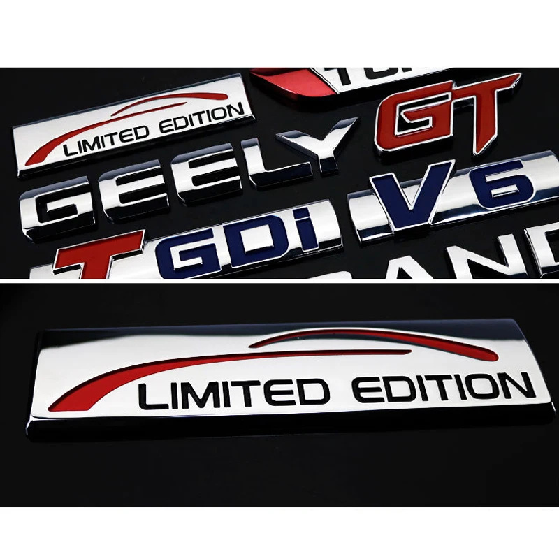 Для ограниченного выпуска Спортивная эмблема T GDI V6 для Geely Emgrand EC7 EC8 X7 GX Vision King Kong GT