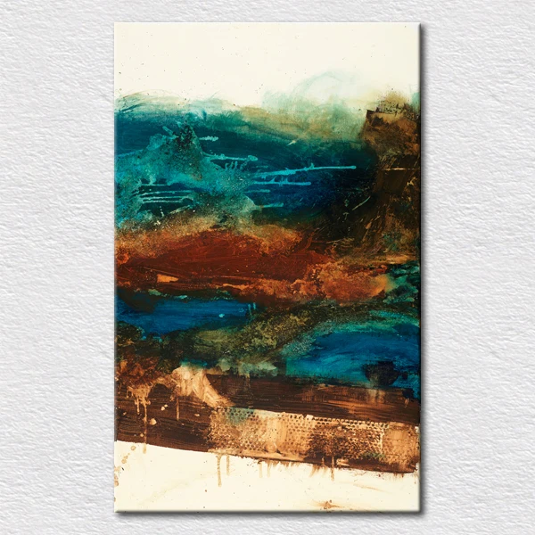 

Abstract oil painting with deep color printed on canvas for house popular fine decor art hang on your room wall , free shipping