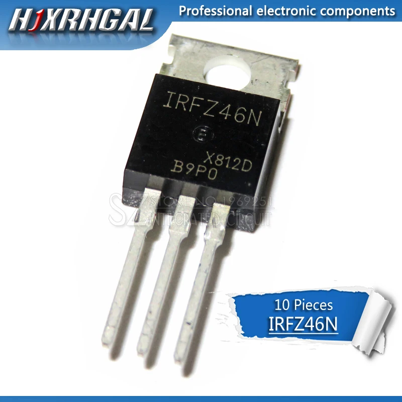 10 шт. транзистор IRFZ24 IRFZ34 IRFZ44 IRFZ46 IRFZ48 LM317T IRF3205 TO 220 TO220 IRFZ24PBF IRFZ34PBF IRFZ44PBF