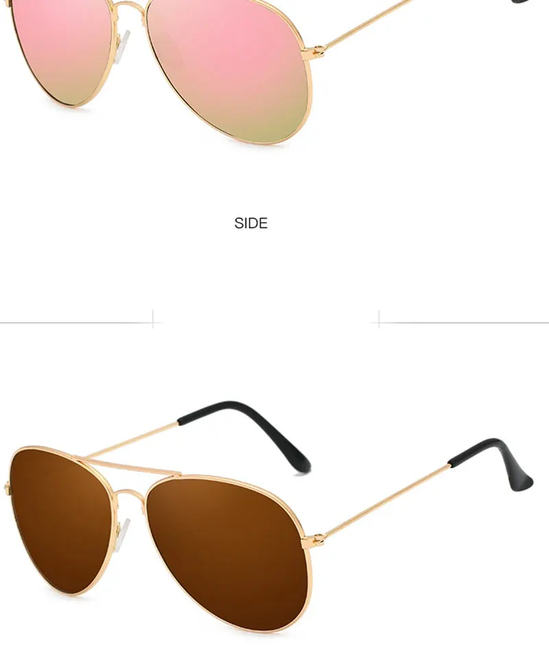 RBROVO, классические женские солнцезащитные очки пилота, Ретро стиль, металлические очки, уличные очки, зеркальные очки для покупок, солнцезащитные очки, UV400