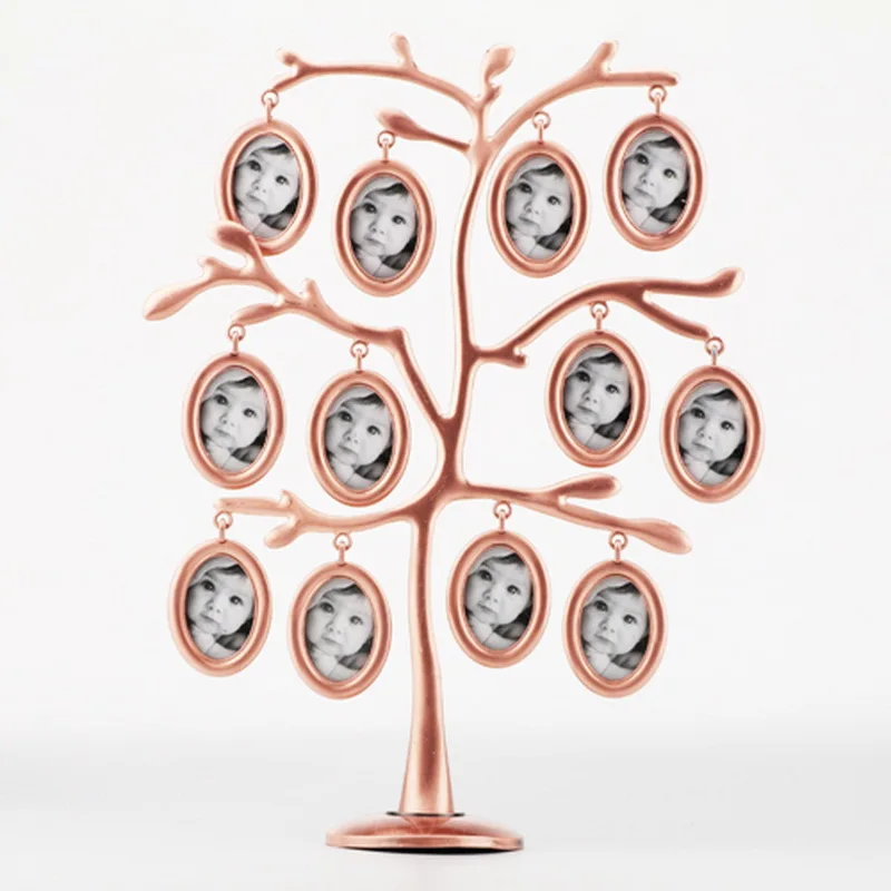 Family Tree Shape Photo Frame Porta Retrato Home deraction fashion