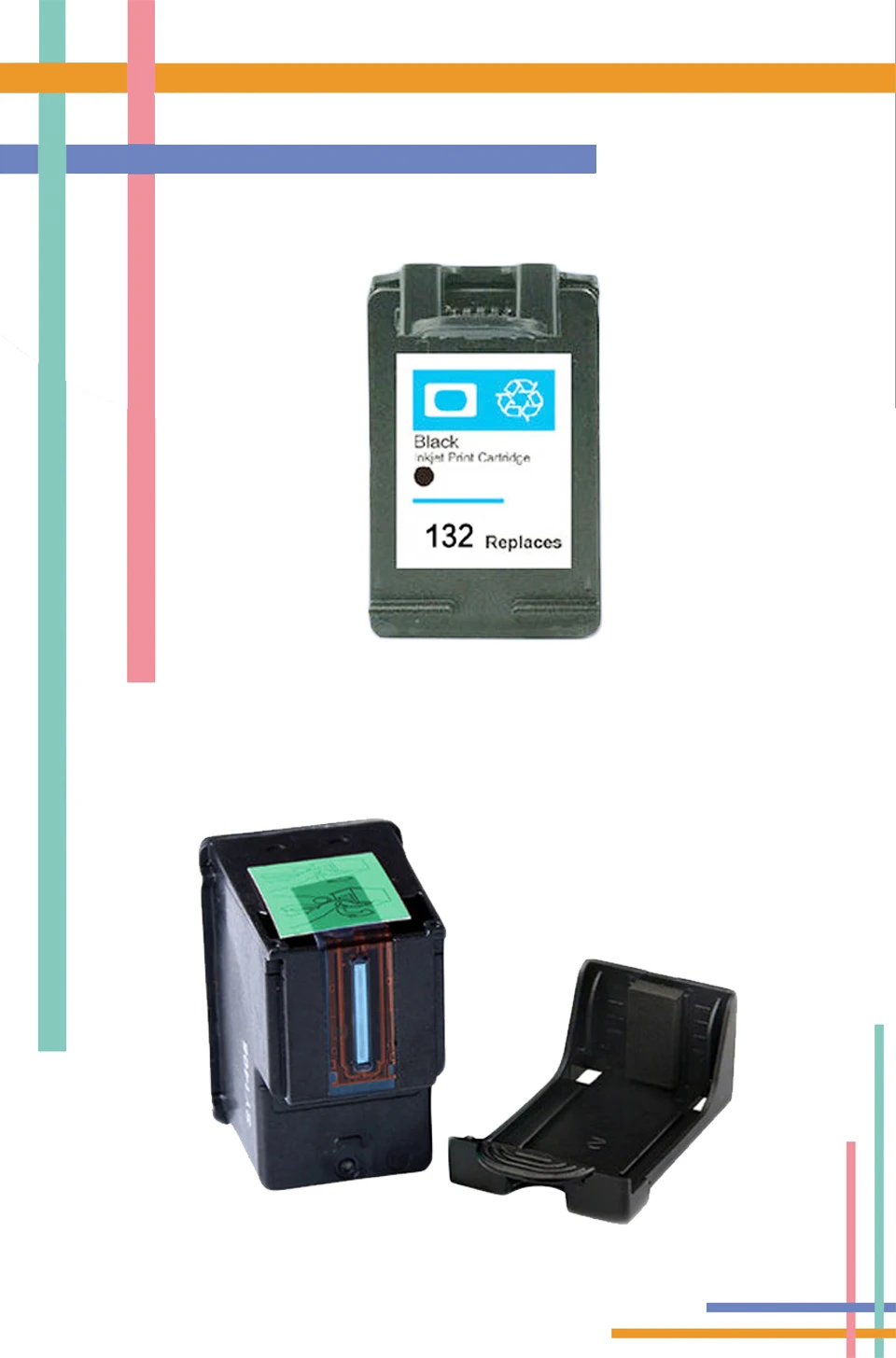 for HP132 compatible cartridge
