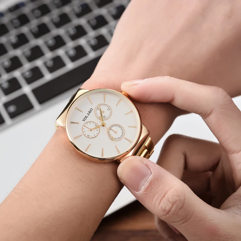 

Mens Watches Top Brand Luxury Watch Fashion Business Quartz stainless steel Strap Minimalist Belt Male Watches Relogio Masculino