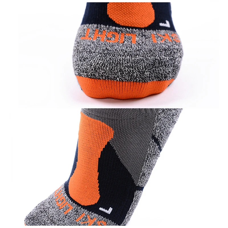 MKSK высококачественные профессиональные мужские мерсеризованная мериносовая шерсть Лыжные носки уличные утолщенные махровые теплые гольфы